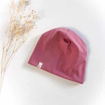 Sofortkauf: Baby-Beanie Rosa, Gr. 38-40 (ca 3-5 Monate)