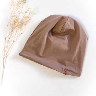 Sofortkauf: Wende-Beanie Schlamm/Chasing Cars, Gr. 52-54 (4-10 Jahre)