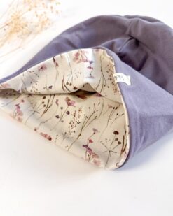 Alternative view of Sofortkauf: Wende-Beanie Lila/Norwegian Flowers, Gr. 52-54 (4-10 Jahre)