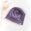 Sofortkauf: Wende-Beanie Lila/Norwegian Flowers, Gr. 52-54 (4-10 Jahre)
