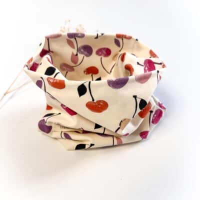 Sofortkauf: Jersey Loop/ Schlupfschal - Motiv Cherry Blossom, Gr. 1-6 Jahre