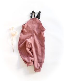 Alternative view of Sofortkauf: Walk-Latzhose Altrosa mit Knie-Verstärkung, Gr. 98/104