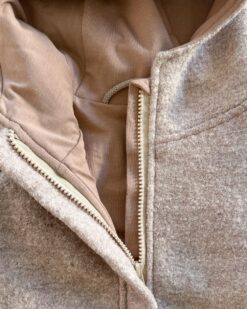 Alternative view of Sofortkauf: Walkjacke mit Reißverschluss mit Taschen in Sand Meliert/Schlamm, Gr. 104/110