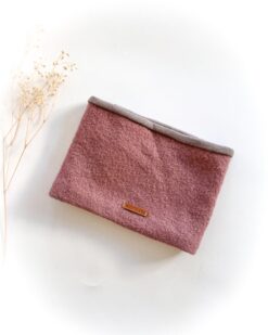 Alternative view of Sofortkauf: Wollwalk Loop Schlupfschal Altrosa/ Wolljersey Schlamm, KU50 (1-6 Jahre)