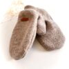 Sofortkauf: Wollwalk Handschuhe in Sand Meliert mit Wolljersey Futter Sand, Gr. 1 (1-2 Jahre)