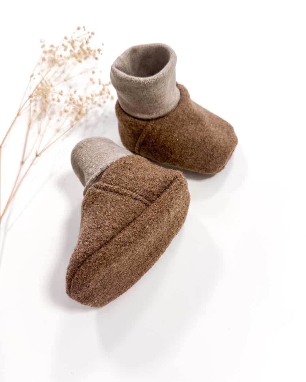 Sofortkauf: Merinowalk Schuhe in Hazel mit Wolljersey gefüttert, Gr. 18-19 – Bild 2