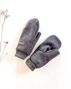 Sofortkauf: Damen Merinowalk-Handschuhe Graphit - gefüttert