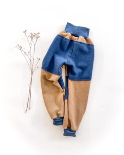Alternative view of Sofortkauf: Walkhose mit Taschen in Camel mit Po- und Knie Verstärkung in Rauchblau, Gr. 122/128