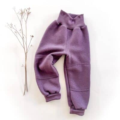 Sofortkauf: Walkhose in Lila mit Po- und Knie Verstärkung in Lila, Gr. 104/110