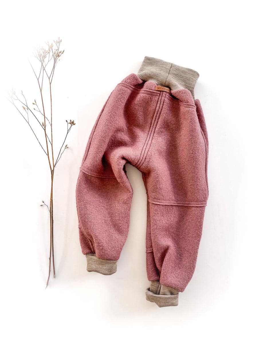 Sofortkauf: Walkhose in Altrosa mit Po- und Knie Verstärkung in Altrosa, Gr. 86/92 – Bild 2