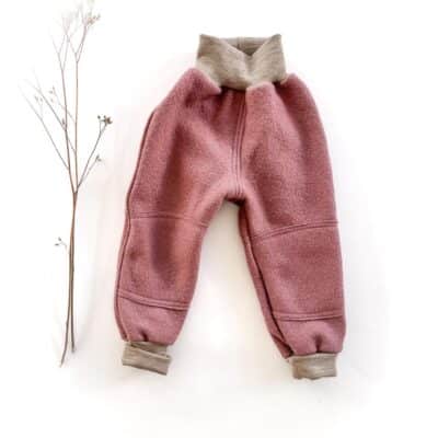 Sofortkauf: Walkhose in Altrosa mit Po- und Knie Verstärkung in Altrosa, Gr. 86/92