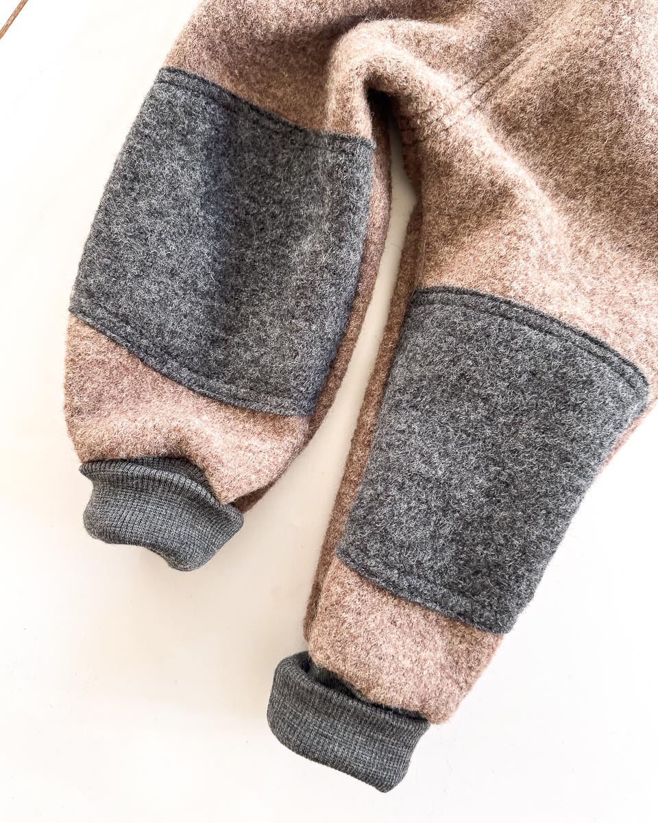 Sofortkauf: Walkhose in Schlamm mit Knie Verstärkung in Anthrazit, Gr. 86/92 – Bild 2