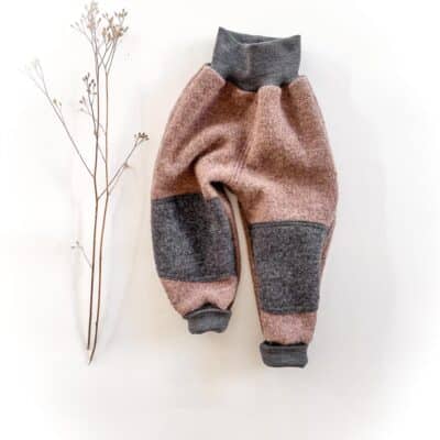 Sofortkauf: Walkhose in Schlamm mit Knie Verstärkung in Anthrazit, Gr. 86/92