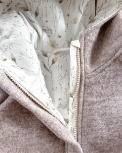 Alternative view of Sofortkauf: Walkjacke mit Reißverschluss in Sand Meliert/Zarte Gräser, Gr. 128/134