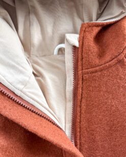 Alternative view of Sofortkauf: Walkjacke mit Reißverschluss in Rost/Sand Uni, Gr. 104/110