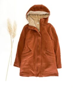 Damen Walkmantel Frauen Mantel gefütterte Wollwalk Jacke für Erwachsene