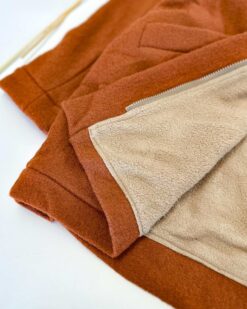 Damen Walkmantel Frauen Mantel gefütterte Wollwalk Damenjacke mit Reißverschluss