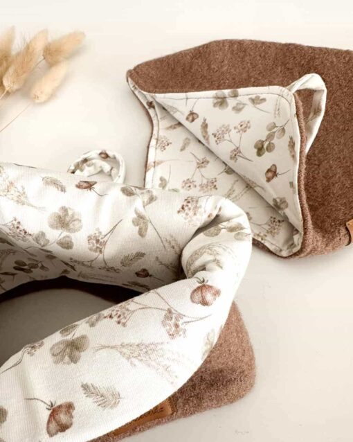 Sofortkauf: Set aus Walk-Zipfelmütze und Walkloop in Camel (Gr. 1-1,5 Jahre) – Bild 3