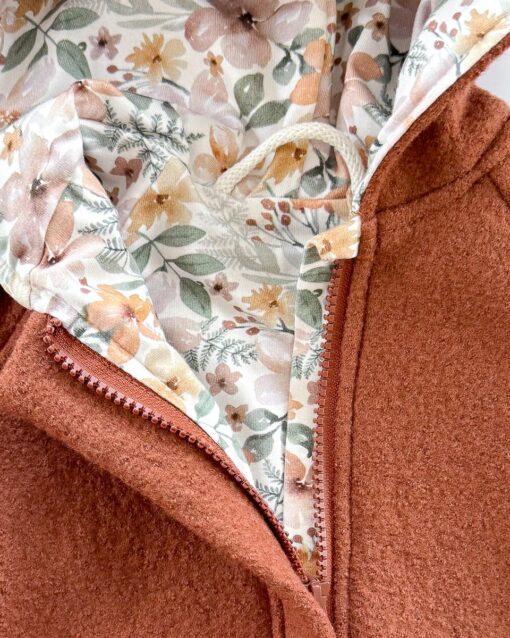 Sofortkauf: Merinowalk Overall in Umbra/Bloomery, Gr. 62/68 – Bild 2
