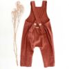 Sofortkauf: Leinen Latzhose/ Salopette Rost, Gr. 62/68