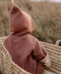 wollwalk overall mit umschlagbündchen für babys