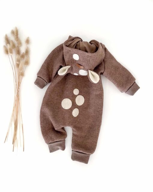Walkoverall Rehkitz Bambi Overall für Baby und Kind