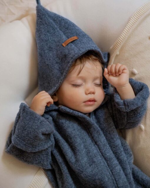 Baby Bio Merino Overall aus 100% Merino Wollfleece