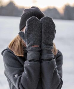 damen walkhandschuh Fäustling Handschuhe Wollwalk schhurwolle