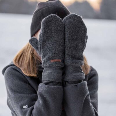 Damen Handschuhe aus Wollwalk