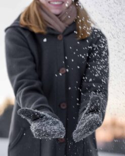 gefütterte Damen Walk Handschuhe aus Schurwolle
