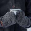 Walkhandschuhe für Damen Frauen Handschuh aus Wollwalk