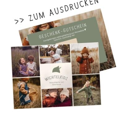 digitaler Geschenkgutschein - zum selbst Ausdrucken