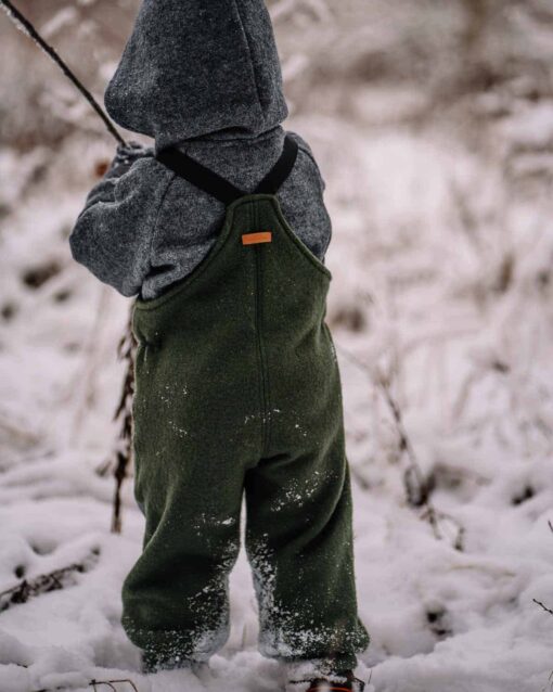 Walklatzhose Kinder Baby Wollwalk Dungarees