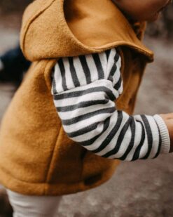 Walkweste Kinder Baby Gilet kids vest Wollwalk Schurwolle handmade in Germany