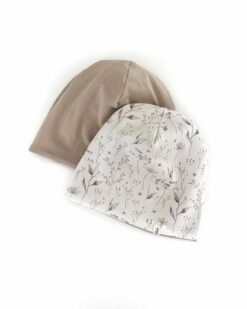 Beanie oder wendebeanie aus bio Baumwolljersey für kinder und babys