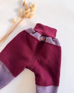 Alternative view of Sofortkauf: Walkhose mit Taschen in Lila mit Po- und Knie Verstärkung in Beere, Gr. 110/116