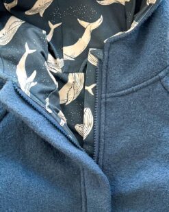 Alternative view of Sofortkauf: Walkjacke mit Reißverschluss und Taschen in Rauchblau/Wale, Gr. 104/110