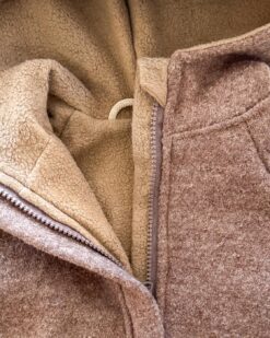 Alternative view of Sofortkauf: Walkoverall mit Reißverschluss in Schlamm/Kuschelfleece Beige, Gr. 74/80