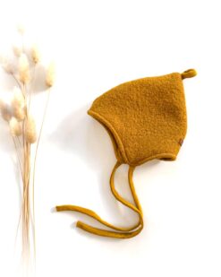 Sofortkauf: Wollwalk Zipfelmütze in Senf, Gr. 36-38