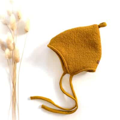 Sofortkauf: Wollwalk Zipfelmütze in Senf, Gr. 36-38