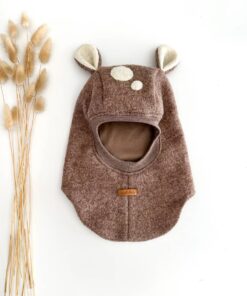 Kinder Walk Schlupfmütze mit Ohren - Rehohren, Fuchsohren oder Bärenohren